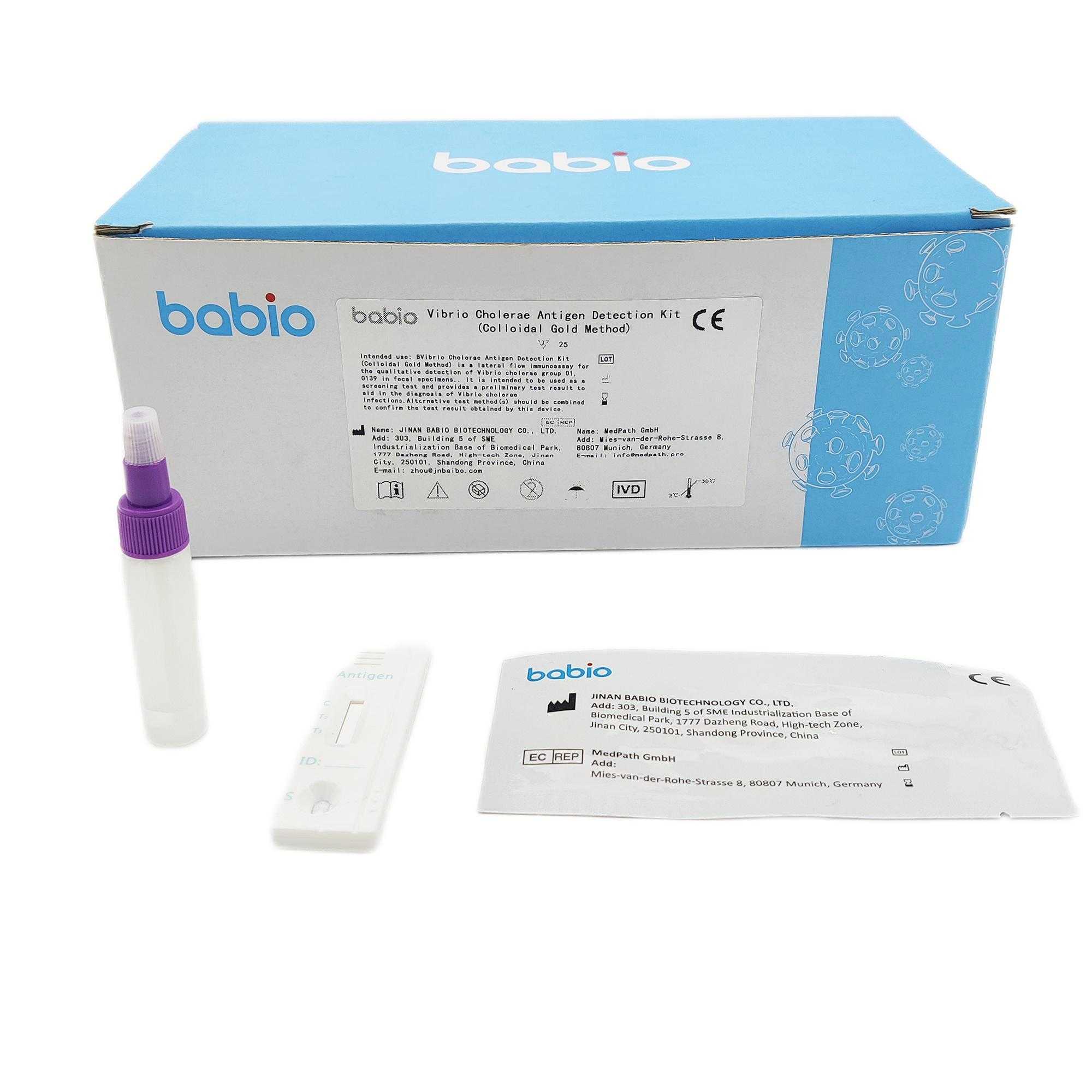 Vibrio Cholerae antigeenide tuvastamise komplekt (kolloidkulla meetod)